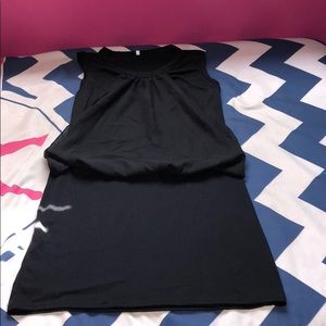 Black casual dress